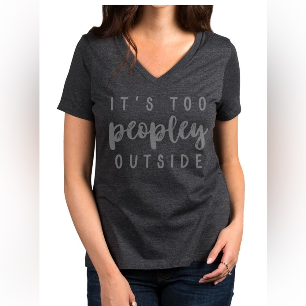 Thread Tank grey graphic tee- like new!